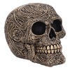 Nemesis Now Paisley Skull 11.5cm, Resin, Black and Gold, Paisley