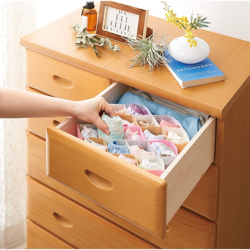 Cogit 90109 Drawer Storage Dividers Pastel Colors 17 Squares Change