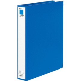 Kokuyo F-494NB Ring File A4 Vertical 4 Holes, Blue