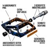 SHREDR. Shine Pedals for MTB, High-Quality Flat Pedals for Mountain