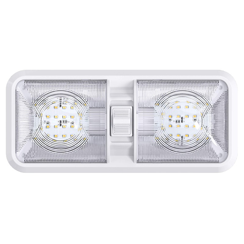 Leisure LED 4 Pack RV LED Ceiling Double Dome Light