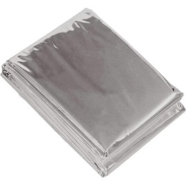 Low Noise, Reversible, Survival Sheet, A Portable, Aluminum Blanket For Disaster Protection and Protection Against The Cold, 1, 3, 5 Piece Set