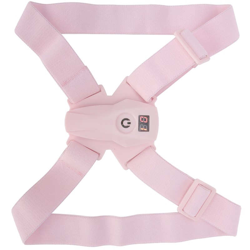 Back Posture Corrector Straightener Intelligent Sensor Humpback Correction TrainerPink
