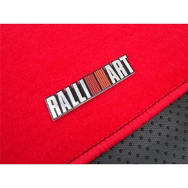 SESHOP RED MITSUBISHI UNIVERSAL 5PC SEMI CUSTOM FITMENT FLOOR MAT CARPET JDM SET