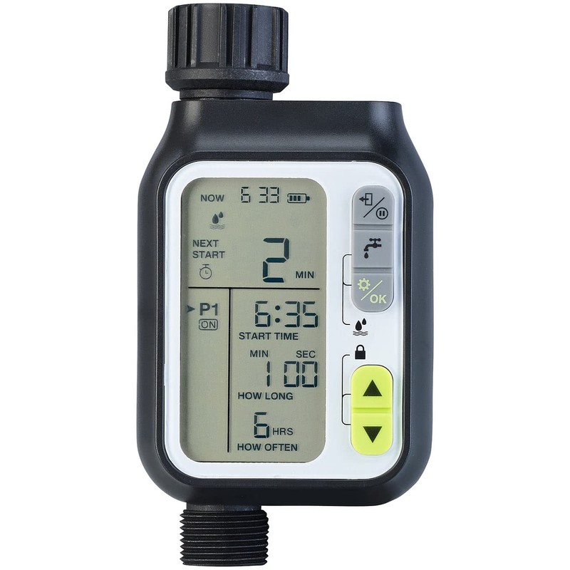 Royal Gardineer Rain Sensor Irrigation: Digital Irrigation Computer with Display