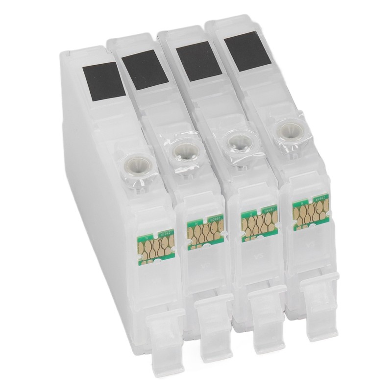 4 Colors Ink Cartridge with Permanent Chip Refill Printing Boxes