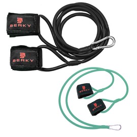 Regular stregnth Black (Regular - Ages 13 and up) Baseball Bands Arm Care Bands Adult for Baseball and Softball Players, Pitching Resistance Bands for Strength, Rubber Kinetic Bands, Conditioning