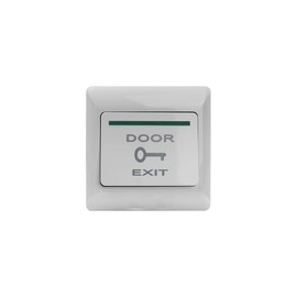 Push Button Door Release- Door Exit Switch Receptionist Release Button No/Com Switch Door Access Control System 12v 3a,Surface Mount Exit Button, White