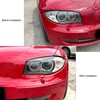 2 Pcs Headlight Eyebrow Front Left Right Light Eyelid Trim