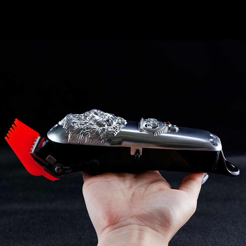 10pcs Professional Hair Clipper Guide Comb Red Hair Trimmer Cutting