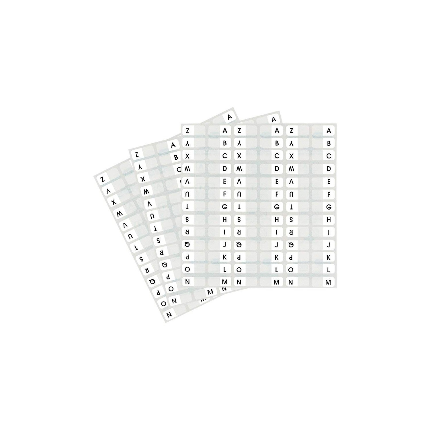 Redi-Tag, RTG31005, Permanent Alphabetical Tab Indexes, 104 / Pack ...