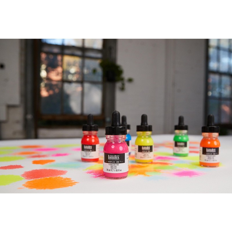 Liquitex Professional Acrylic Ink, 1-oz (30ml) Jar, Rubine Red