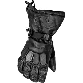 Fly Racing Glacier Winter & Cold Weather Gloves - Windproof, Waterproof, Insulated Leather Gloves for Winter and Snow Sports