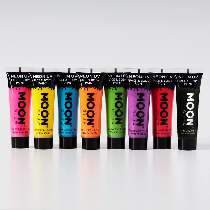 Moon Glow – Pastel Neon UV Body Paints – 12ml Body Paint Blue