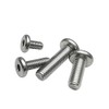 Hex Socket Flange Bolts with Button Head Stainless Steel Flat