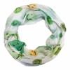 Jeamis Smiley Silk Loop Colour Gradient Spring Round Scarf Unisex