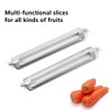 Selxran 5 Pcs Multifunctional Peeler Peeler, 55mm Stainless Steel Citrus