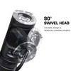 HAUTMEC 1400 Lumen Rechargeable Flashlights LED EDC Flashlight with 90