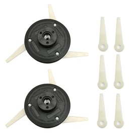 Zqqalitize 2PACK 4002 710 2189 Trimmer Head (M10*1.0 left) for Stihl FS44 FS55 FS56 FS70 FS80 FS83 FS85 FS90 100RX FS110 FS120 FS130 FS200 FS250 Trimmers Replace for Stihl Polycut 20-3 Trimmer Head