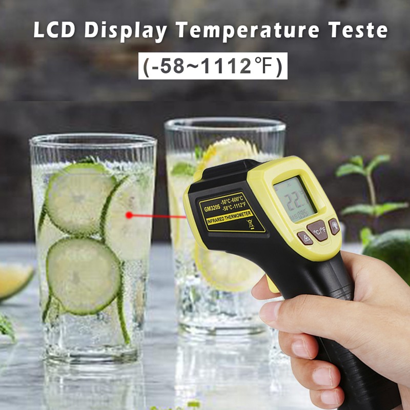 Infrared Thermometer, Non-Contact Digital Laser Temperature Gun -58°F to 1112°F
