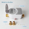 Zigbee Smart Water Meter with Shutoff Valve & LCD Display