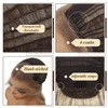Blonde mix Brown 13x4 Layered Synthetic Lace Front Wig for