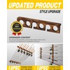 Ghosthorn Fishing Rod Holder,Wall or Ceiling Mounted Pole Rack Garage