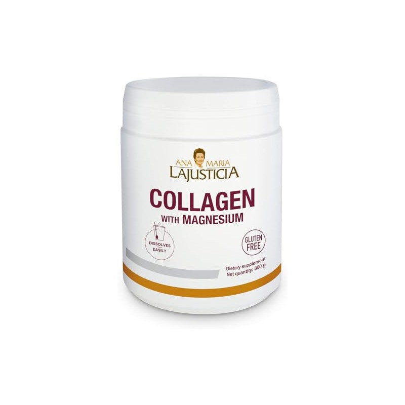Ana Maria Lajusticia Collagen with Magnesium Powder (350g Natural Taste)