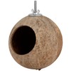 Balacoo Coconut Bird Nest for Cage: Natural Coconut Shell Parakeet