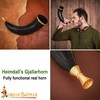 Lord of Battles Viking War Horn Medieval Blowing Horn with