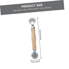 Outanaya 1 Set Screen Rolling Tool Screen Installation Equipment with Dual Bearing and Nylon Rollers for Home Window Repair Random Color