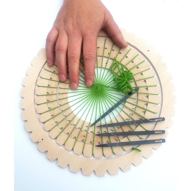 4 round weave frames beech wood 28, 22, 5, 18