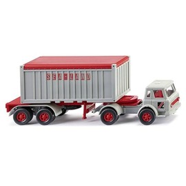 Wiking 052501 H0 Harvester Container Trailer 20 Sealand Grey Red Gauge HO 1:87