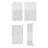 4pcs Storage Box Resin Mold DIY Production Patterned Hollow Flip