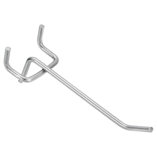 sourcing map 50Pcs 4" Pegboard Hooks, L Shape Metal Wall
