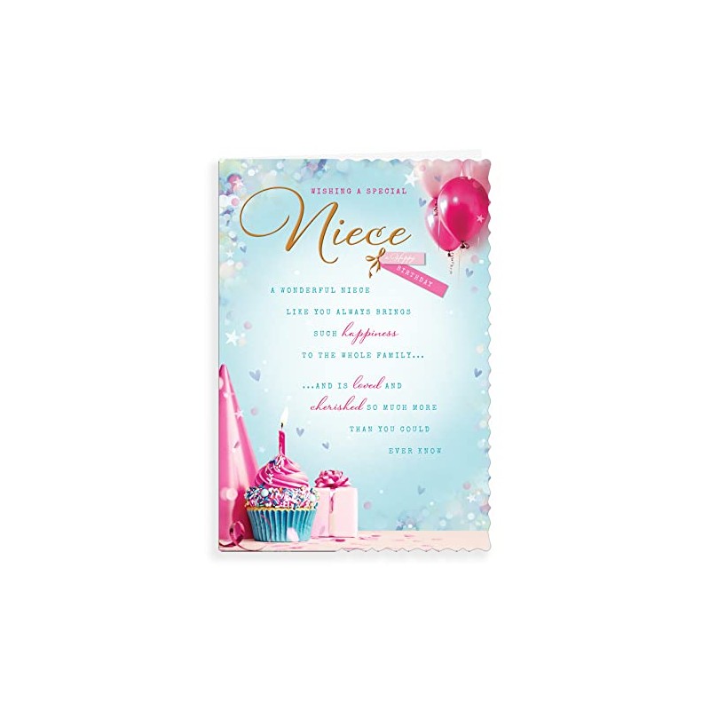 Avant Garde Studios Birthday Card Niece - 9 x 6