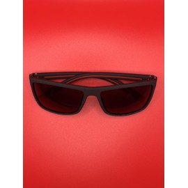 Genérico Polarisierte Sport-Sonnenbrille, UV400-Schutz, für Männer und Frauen, Geschenk, Sommer, Schwarz-Rot
