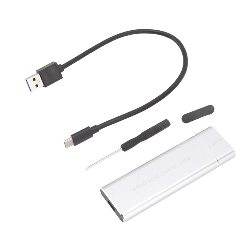 M.2 NVMe SSD Enclosure Aluminum USB3.1 to NVMe PCIe M