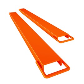 Pallet Forks Extensions 72 Inch Length,Heavy Duty 4600 LBS Capacity for Forklift,Forklift Extensions 5 Inch Width Tractor Skid Steer,Loader Bucket attachments Accessories,Orange