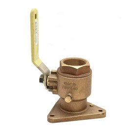 Groco Boat Tri-Flange Ball Valve FBV-1500 | Bronze 1 1/2 Inch