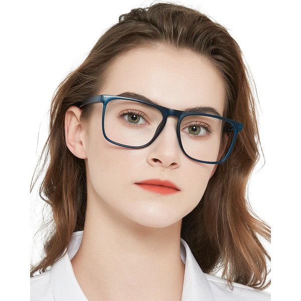 MARE AZZURO Oversized Reading Glasses 2.75 Women Lightweight Large Square
