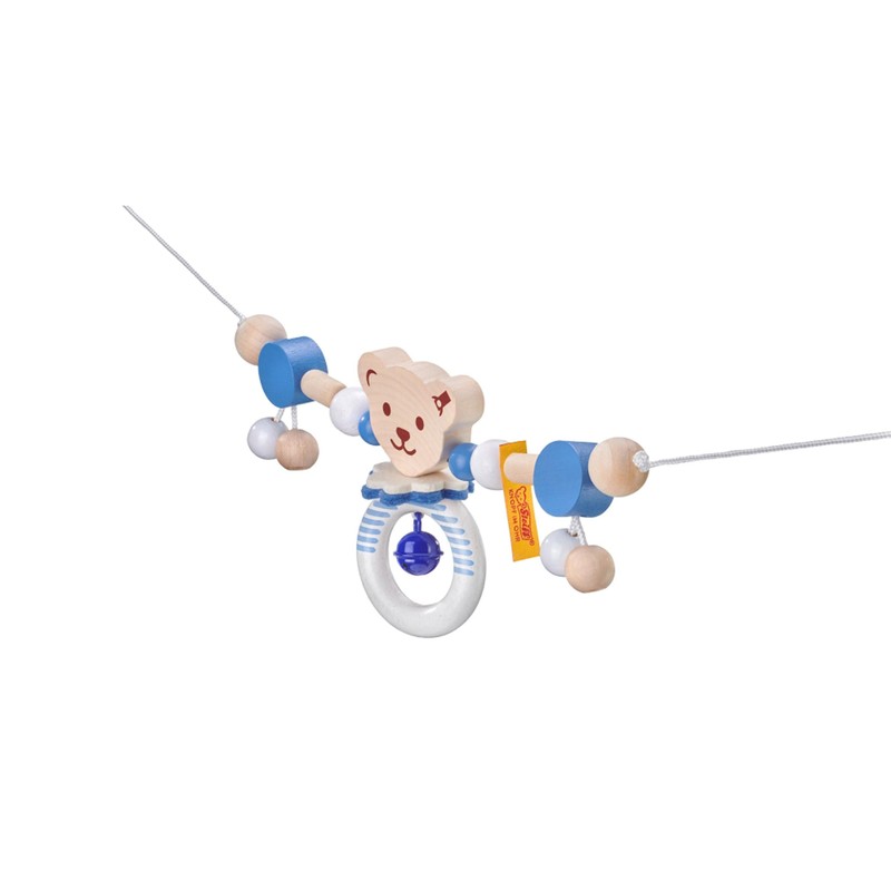 Steiff 64305 Pram Chain 63 cm Blue Selecta
