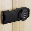 No-Drill & Drill-Mount Cabinet Locker Dial Combination Lock Drawer Lock - Black