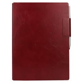 ZhaoCo Genuine Leather Case for Remarkable Paper Pro Tablet 11.8 Inch 2024, Slim Magnetic Protective Book Folio Cover - Wine