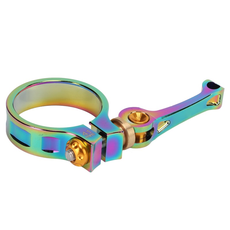 Bicycle Seatpost Clamp 41mm Bike Aluminum Alloy Quick Release Seatpost