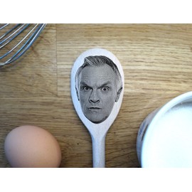 Greg Davies Merch Gift Idea Image On A Wooden Spoon-Novelty Memorabilia Birthday Christmas Present