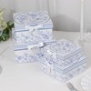 Balsa Circle 4 Blue Nesting Gift Boxes with Lids Wedding