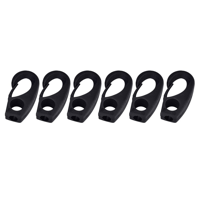 WGFOIP Shock Cord Hooks, Multi Purpose Nylon Clip Lashing Hooks