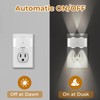 SETEN 4 Pack Night Light, Plug-in Wall NightLights with Rotatable,