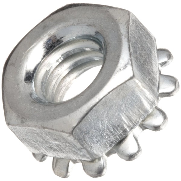 Steel Hex Nut, #4-40 Threads (Pack of 100)